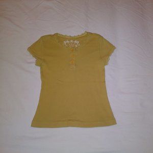 A Childrens Place Yellow Top  7/8   So Cute !!